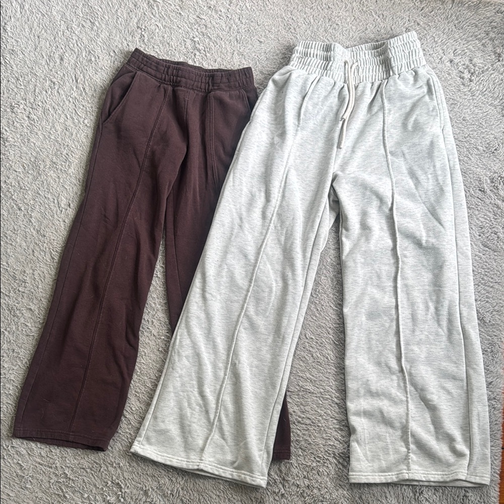 Brown and Gray Sweatpants Pack
